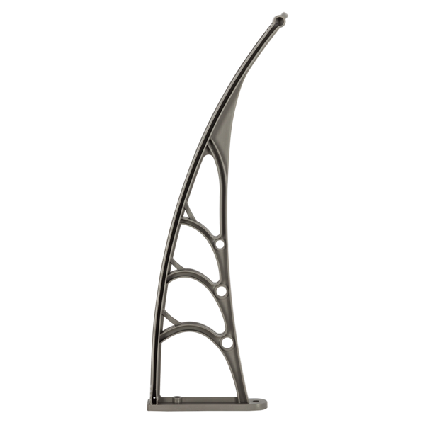 40*32in 透明板灰色支架 雨篷 塑料支架 阳光板 前后铝条-2