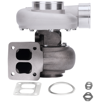 涡轮增压器 Billet & Steel Whell Turbo GT45 T4 V-band Flange 1.05 / 0.66 A/R Oil Cooling