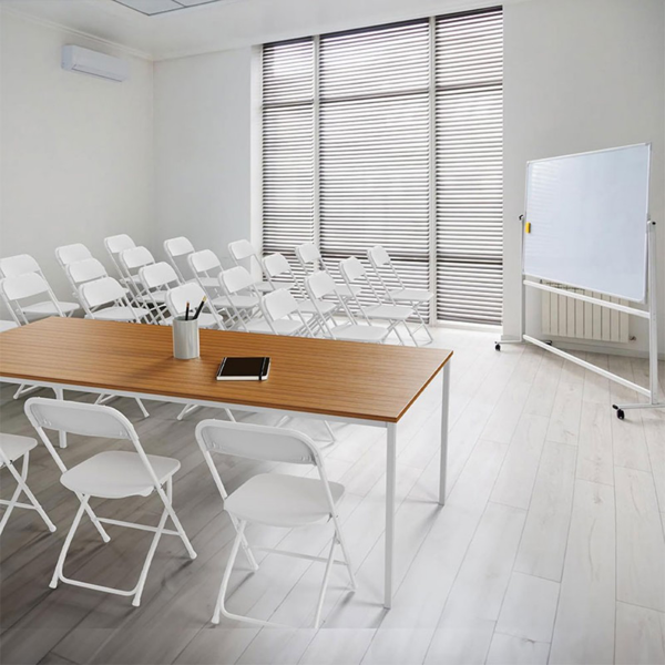 椅子 会议室折叠椅 白色 1把装-10