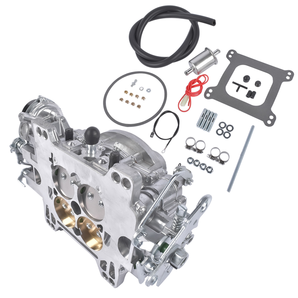 化油器 New Carburetor with Electric Choke Silver Fits for Performer 1413 4-Barrel Square Bore 800 CFM Aluminum 1413-800-4
