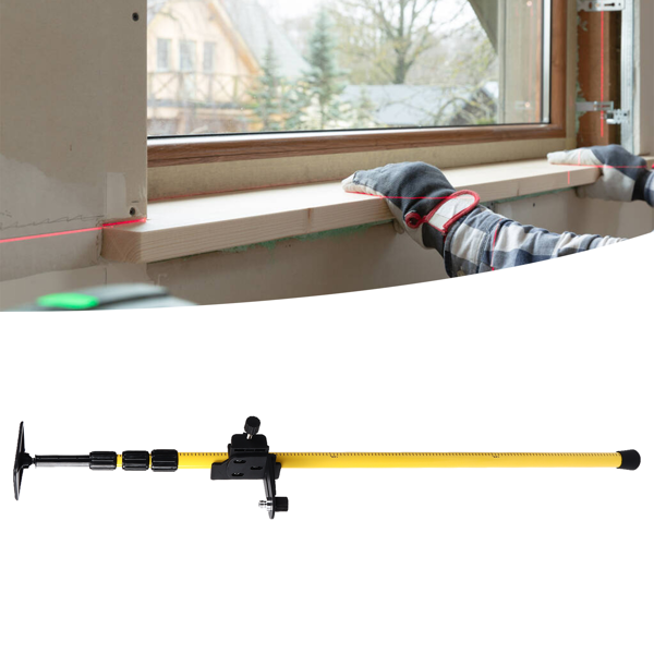 2.8M 黄色激光水平伸缩安装杆-13
