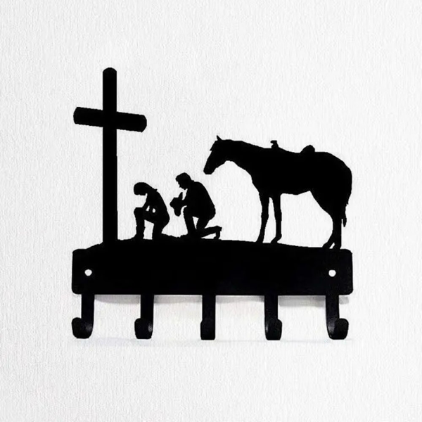 CIFbuy™ 优雅金属墙饰 客厅玄关节日展示装饰（TikTok、temu下自提）-5