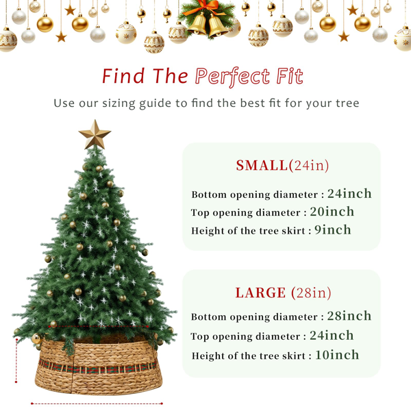 手工编织圣诞树裙-2