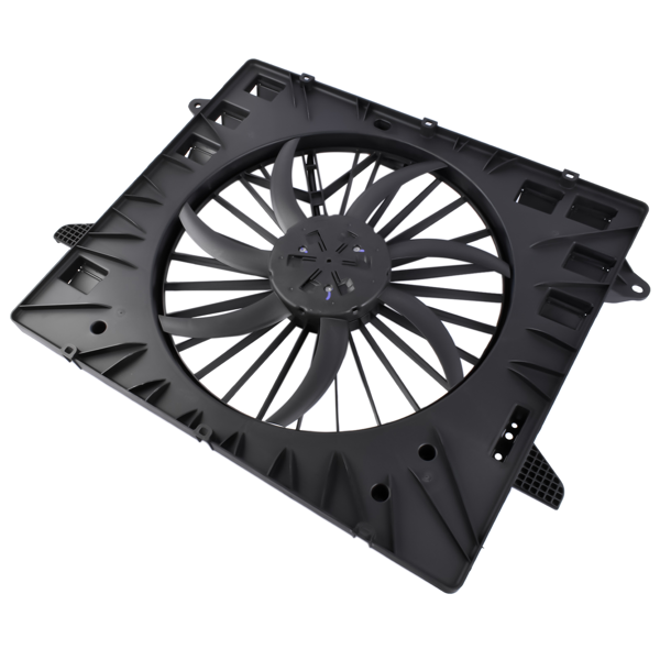 散热器风扇 Radiator Condenser Cooling Fan Fit for Chevrolet Traverse 2018-2020 Buick Enclave 2018-2020 3.6L V6 Black Plastic 84199038 84725046-5