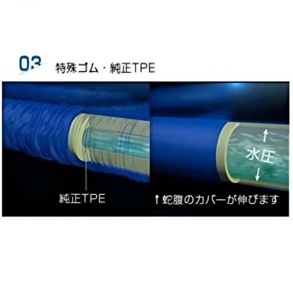 水管 25FT 绿色 (日本三钉接头) 伸缩软管-10