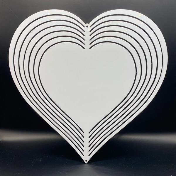 CIFbuy™心形风车定制设计，尺寸为 10 英寸 x 10 英寸（在 TikTok、temu 下可自提）-3