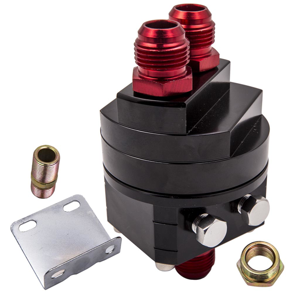 通用机油滤清器移位器，带AN10阳接头，适用于M20x1.5中心适配器套件-1