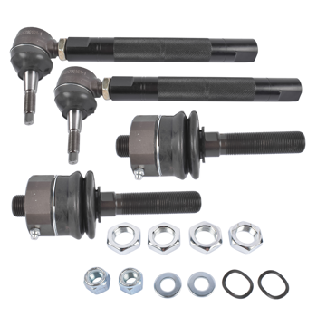 重型拉杆 0-6\\" Heavy Duty Tie Rod Ends Kits Fit for Chevy Silverado 2500HD 2011-2023 3500HD 2011-2024 GMC Sierra 2500HD 3500HD 2011-2023 Black
