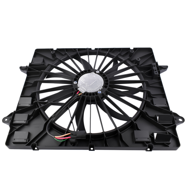 散热器风扇 Radiator Condenser Cooling Fan Fit for Chevrolet Traverse 2018-2020 Buick Enclave 2018-2020 3.6L V6 Black Plastic 84199038 84725046-2