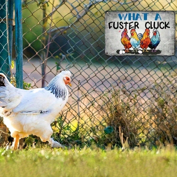 CIFbuy12x8 英寸 ( 30.5x20.3cm )乡村风趣味铝合金标牌Farmhouse（TikTok、temu下自提）-5