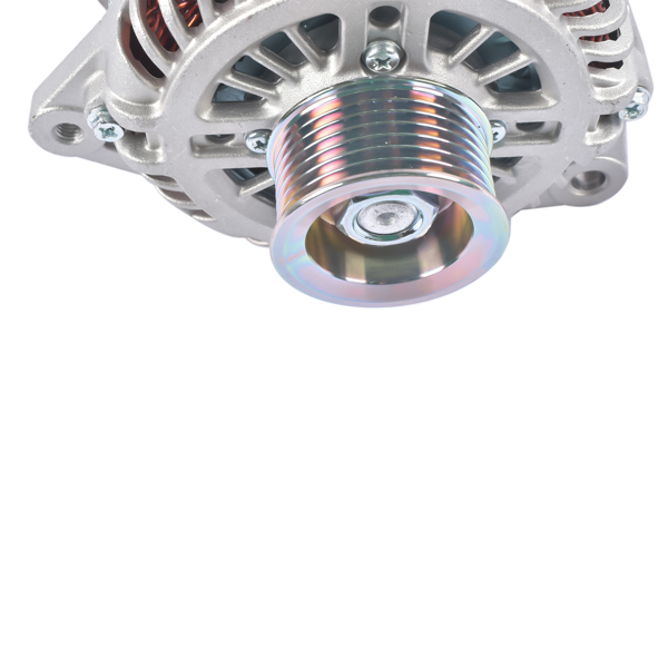 发电机 12V 130A Alternator With Pulley Fits for INFINITI EX35 EX37 Nissan 370Z Coupe Sedan Sport Utility 2017-2022 Silver 1Pc-8