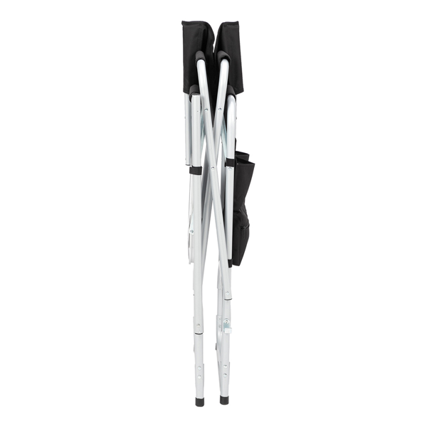 103*60*49cm 银白铁管 黑色布面 喷塑铁圆管 铁导演椅 120kg 无便携袋-24