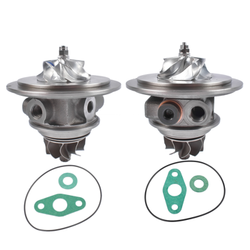 涡轮增压器机芯 2Pcs Turbocharger Cartridge CHRA Forward & Reverse Fit for Infiniti Q50 Q60 2016- Nissan Skyline Z 2019- V6 3.0L VR30DDTT 144115CA1B 144115CA1A