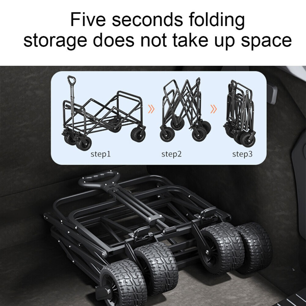 5寸可折叠手推车承载100KG-UK-12