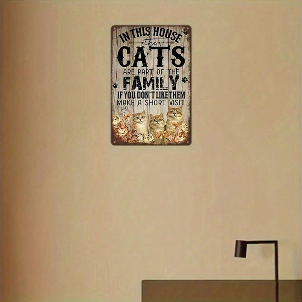 CIFbuy8x12 英寸 ( 20.3x30.5cm )复古风乡村风铝合金标牌Farmhouse适用于家居（TikTok、temu下自提）-1