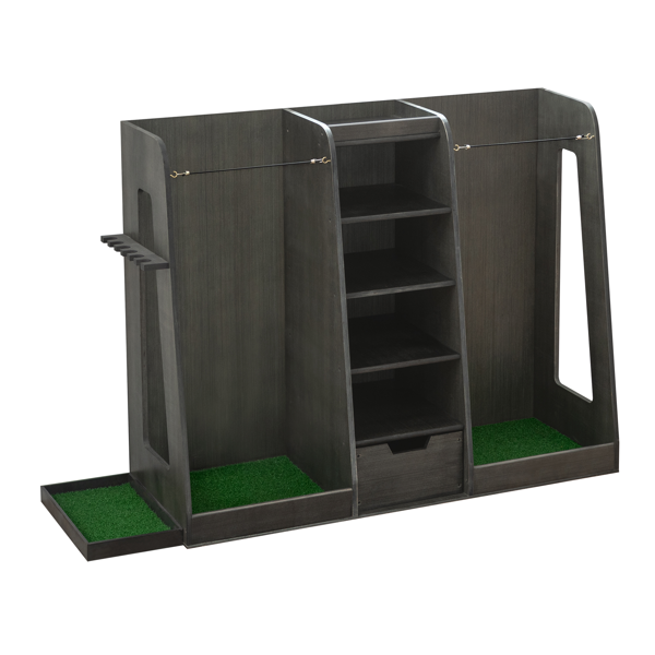 木制高尔夫球架，灰色-1