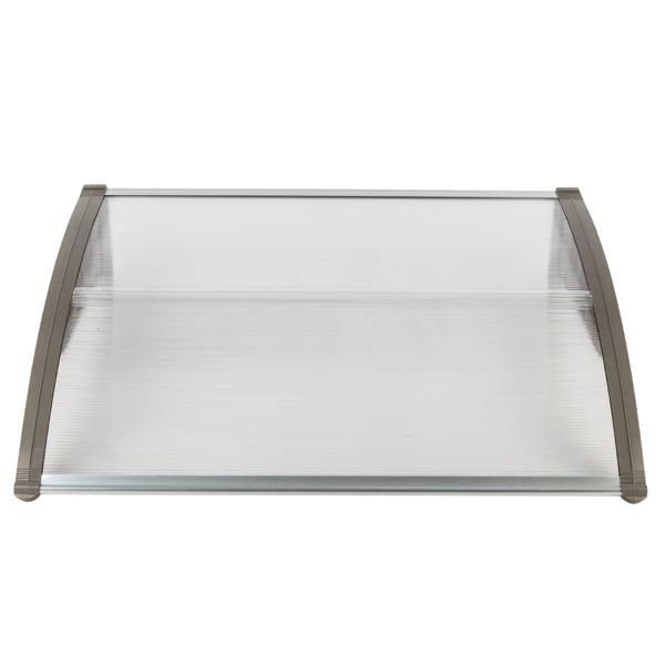 40*32in 透明板灰色支架 雨篷 塑料支架 阳光板 前后铝条-10