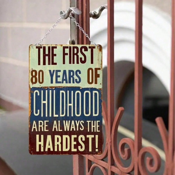 CIFbuy8x12 英寸 ( 20.3x30.5cm )复古风乡村风铝合金标牌适用于家居、酒吧、男士空间（TikTok、temu下自提）-6