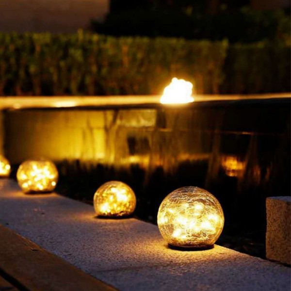 裂纹球灯 大号15cm 暖白 2个装 漩口灯线款（改良） 1200毫安-11