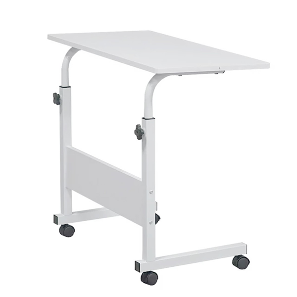 桌子 木撑款升降桌 60cm 白色-1