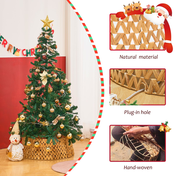 手工编织圣诞树裙-5