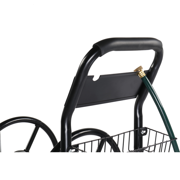 【同款编码：24264623】97*53*100cm 黑色 铁质 带绿色水管 铁轮辐 水管车[不是充气轮胎]-7