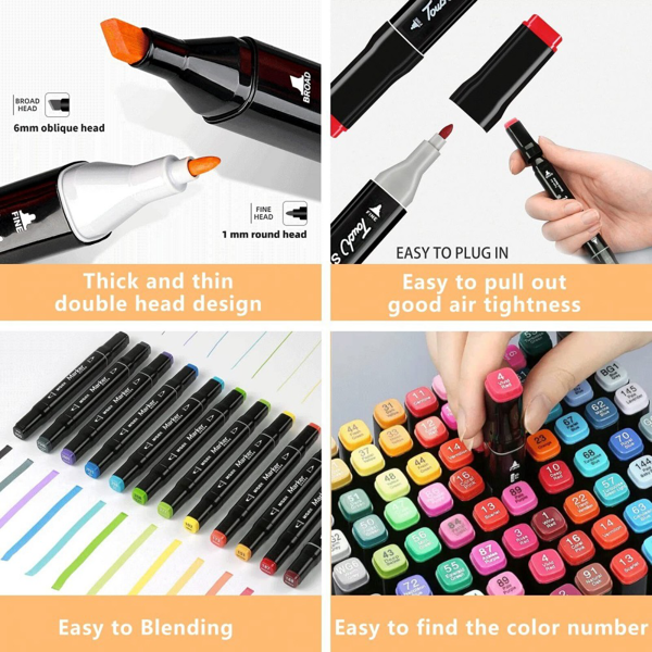 马克笔168色带底座-8