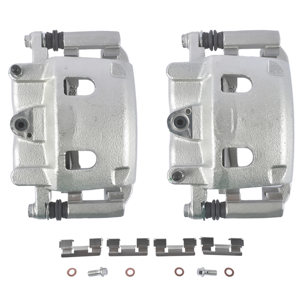 刹车钳 2Pcs Front Disc Brake Caliper Fit for INFINITI QX56 Nissan TITAN Pickup Sport Utility 2004-2007-6