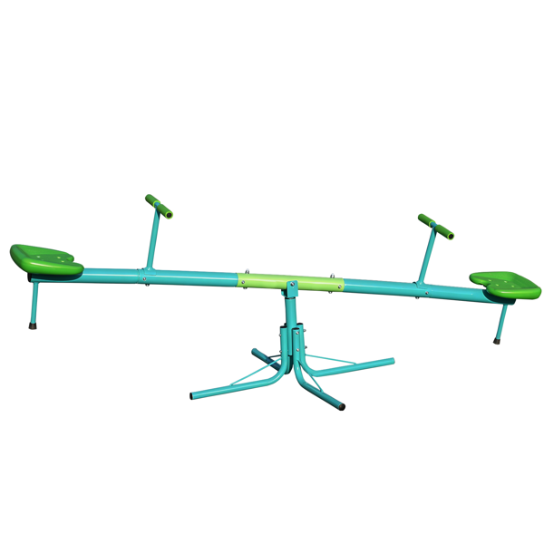 旋转360度幼儿坐和旋转跷跷板蹒跚，跷跷板，儿童跷跷板户外游戏设备后院操场-3