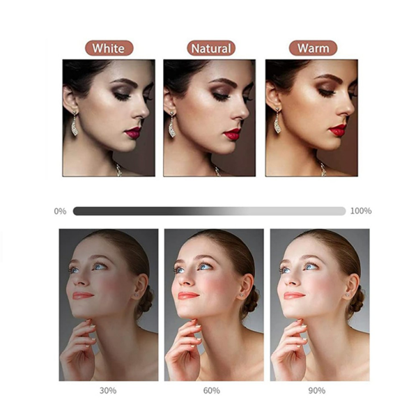 补光灯 反折叠 10寸灯+云台+软管手机夹+手机夹+170cm灯架-12