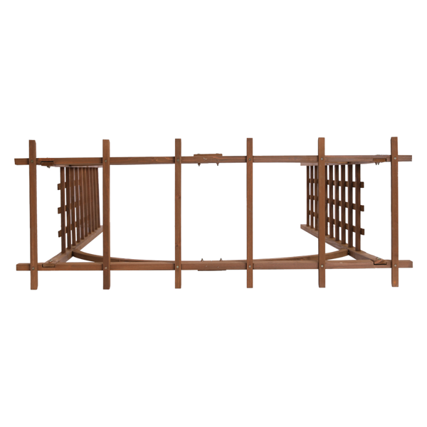 【同款编码：43529880】7FT深棕色花园拱门-2