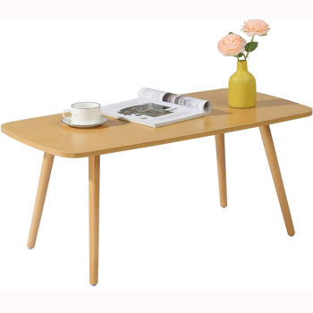 桌子 小方桌 80cm无抽 原木色