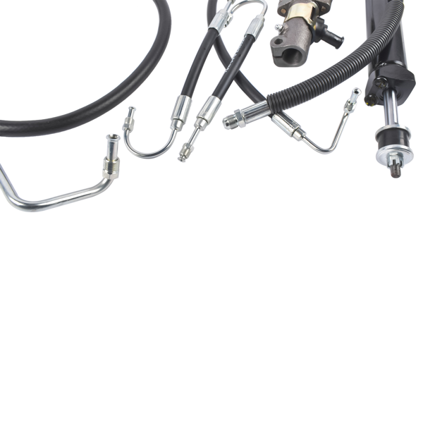 转向油缸组件总成 Power Steering Valve Cylinder & Hose Kit Fits for Chevy Bel Air 1960-1964 L6 3.8L V8 4.6L-5