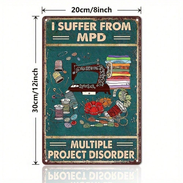 CIFbuy8x12 英寸 ( 20.3x30.5cm )复古风趣味铝合金标牌（TikTok、temu下自提）-2