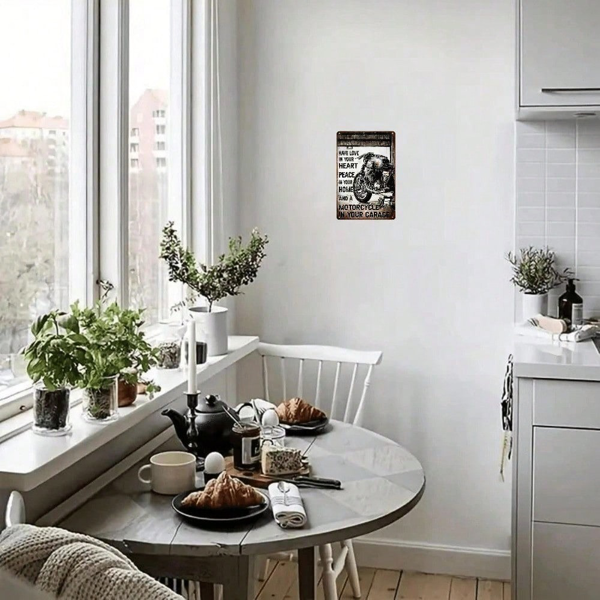 CIFbuy8x12 英寸 ( 20.3x30.5cm )复古风乡村风铝合金标牌适用于家居、车库（TikTok、temu下自提）-4