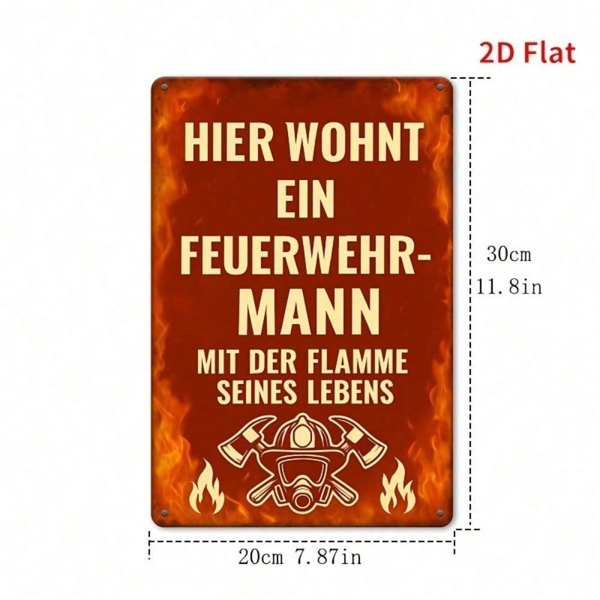 CIFbuy8x12 英寸 ( 20.3x30.5cm )复古风乡村风铝合金标牌适用于车库、男士空间（TikTok、temu下自提）-3