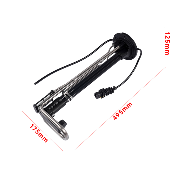 柴油尾气液位传感器 DEF Header Fit for Cummins Engine DEF Tank SSI 6 Bolt 9 To 32 V 04-35649-001 04-35649-002 04-31354-004-3