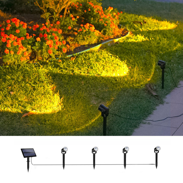 太阳能草坪灯 SL-509 暖光 一拖四-16