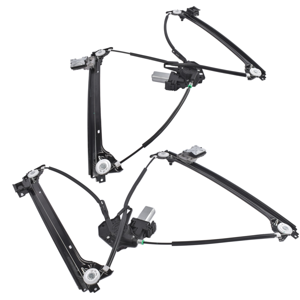 玻璃升降器 Front Left Right Window Regulator with Motor Fit for 2016-2024 Tesla Model X Sport Utility 2Pcs-3