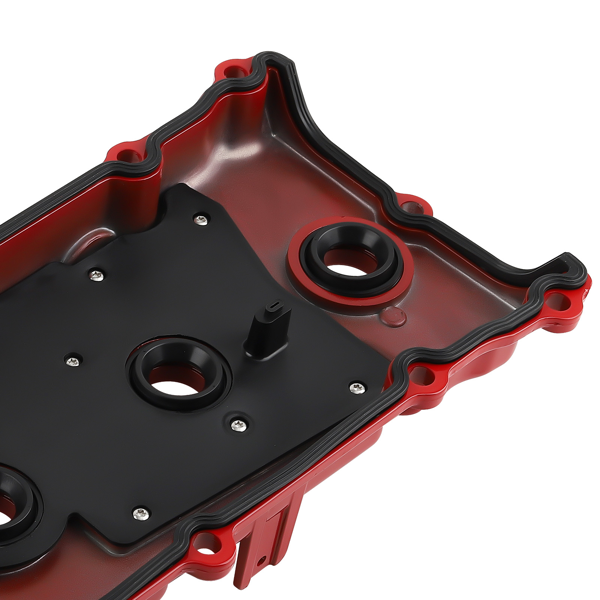 铝制红色气门室盖，适用于日产 Armada、Titan、Pathfinder 和英菲尼迪 QX56 5.6L 车型（2004-2016 款）-5