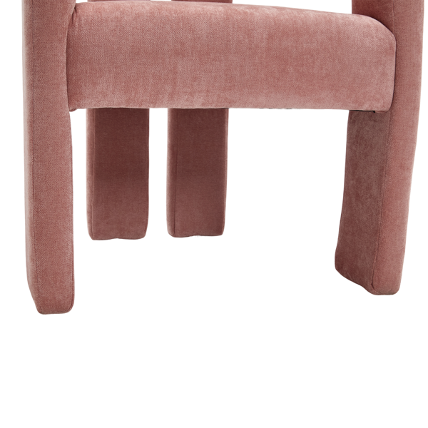 团结就是胜利 现代设计布艺软垫休闲椅/餐椅/桶形边椅 厨房扶手椅 客厅两件套-8