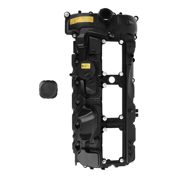 气门室盖、垫片和盖帽，适用于宝马 N55 发动机，车型包括 135i、335i、535i、640i、740i、X3、X5、X6 3.0L-3