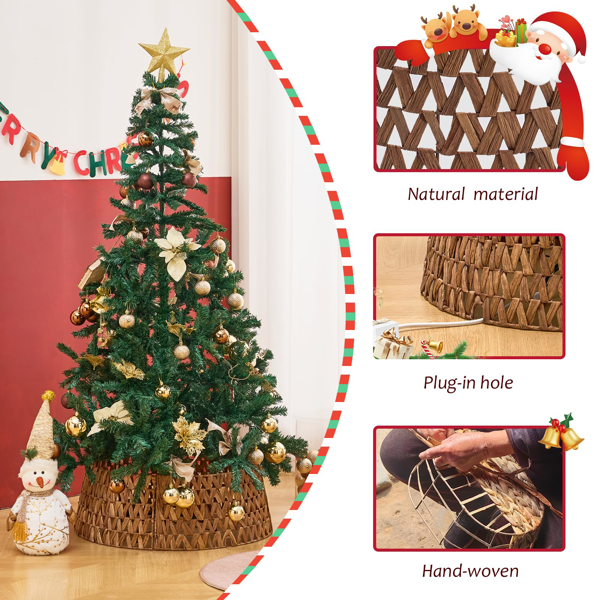 手工编织圣诞树裙-5