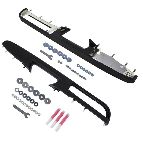 门扶手 Front Driver and Passenger Side Door Armrest Black for Chevy Avalanche Tahoe Silverado Suburban GMC Sierra Yukon Stainless Steel 80994 20920362 20954878-5