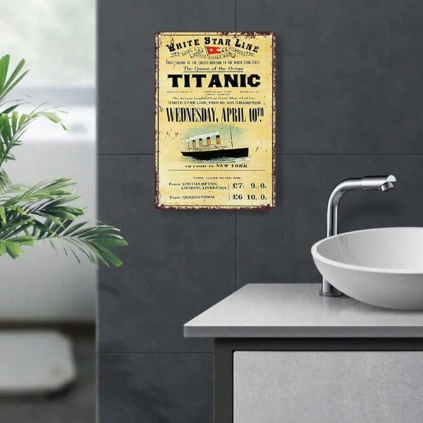 CIFbuy12x8 英寸 ( 30.5x20.3cm )复古风铝合金标牌（TikTok、temu下自提）-4