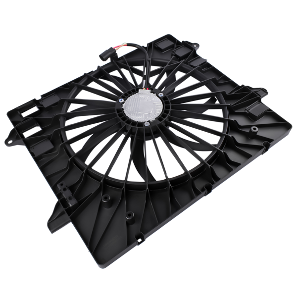 散热器风扇 Radiator Condenser Cooling Fan Fit for Chevrolet Traverse 2018-2020 Buick Enclave 2018-2020 3.6L V6 Black Plastic 84199038 84725046-3
