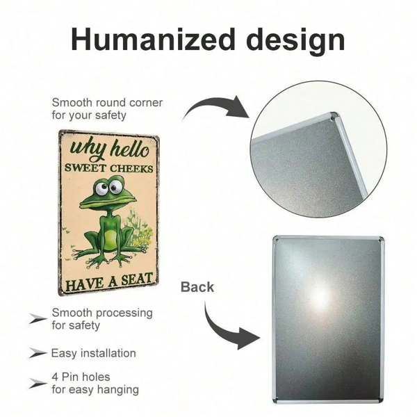 CIFbuy8x12 英寸 ( 20.3x30.5cm )复古风乡村风铝合金标牌适用于家居（TikTok、temu下自提）-6