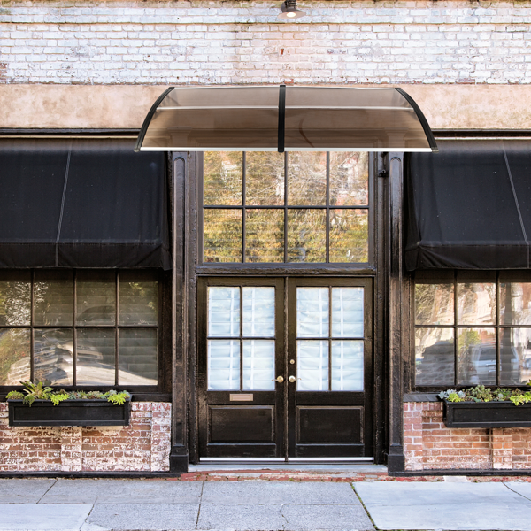 80*38in 棕色板黑色支架 雨篷 塑料支架 阳光板 前后铝条(82632470同款）-27