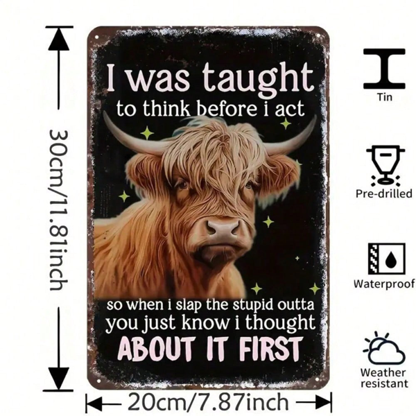 CIFbuy8x12 英寸 ( 20.3x30.5cm )复古风乡村风铝合金标牌Farmhouse适用于Kitchen（TikTok、temu下自提）-3