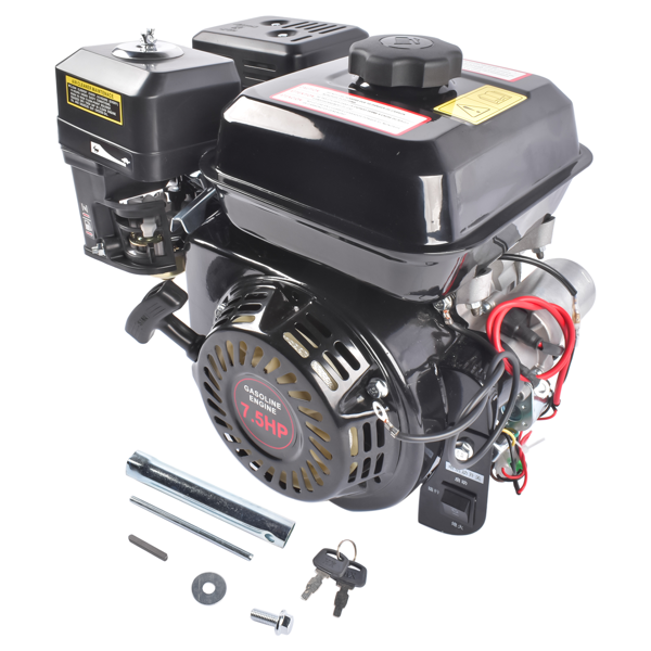 清洗机 Electric Start Horizontal Engine 4-Stroke 7.5HP 212CC Go Kart Gas Engine Motor-2